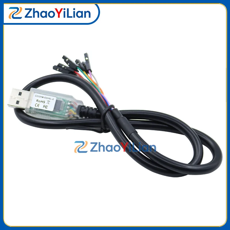For C232HM‑EDHSL‑0 USB 2.0 Hi‑Speed To MPSSE Converter Cable FT232H Chip Debug Wire