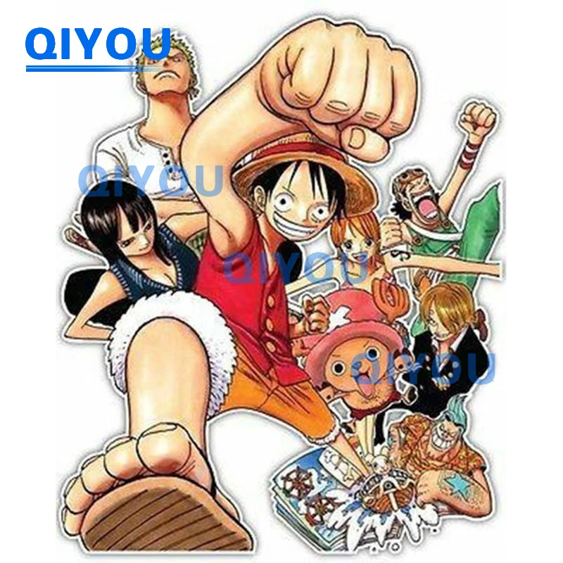 ONE PIECE Stickers High-quality Roronoa Zoro Monkey Luffy Car Stickers for PVC Decal for Car Body Windshield Pull Rod Boxes