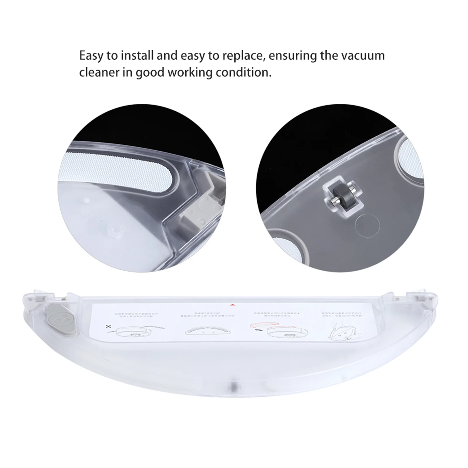 Vacuum Cleaner Accessories Vacuum Cleaner Water  Fit for Xiaomi 1s Sweeping Robot Vacuum Cleaner Parts Accessories