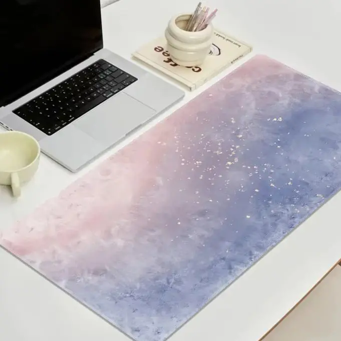 Gradient Blending Star Mouse Pad Desk Mat HOT Sale Natural Rubber 900X400 Large Table Mousepad Office User Anti Slip Desk Mat