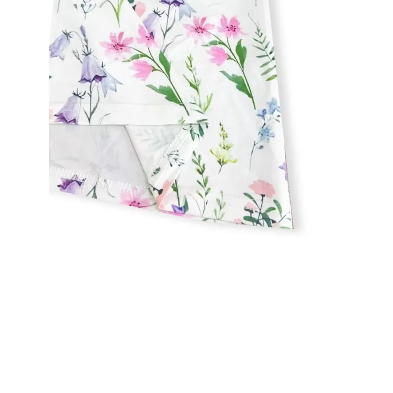 เดรสแฟชั่นเรียบง่ายสำหรับผู้หญิง คอวี ลายทาง เดรสผู้หญิงฤดูร้อน ทรงหลวม สวมใส่สบาย ผ่าข้าง เดรสแขนสั้นสำหรับผู้หญิง