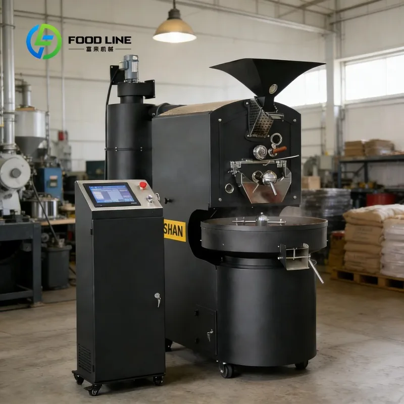 Custom Coffee Roaster 1-60kg Electric Industrial Coffee Bean Roasting Machine Precise Temp Control For Coffee Shop Factory