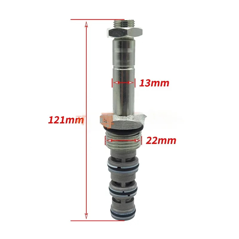 1PC Excavator Accessories for Doosan Daewoo DH60/80/150/220/225300-5-7-9 Solenoid Valve Core Valve Stem