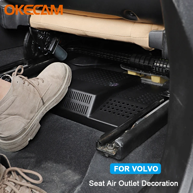 Cubierta para amplificador de potencia Volvo XC60 XC90 S60 V60 V90, decoración de salida de aire para asiento, decoración Interior, accesorios para coche
