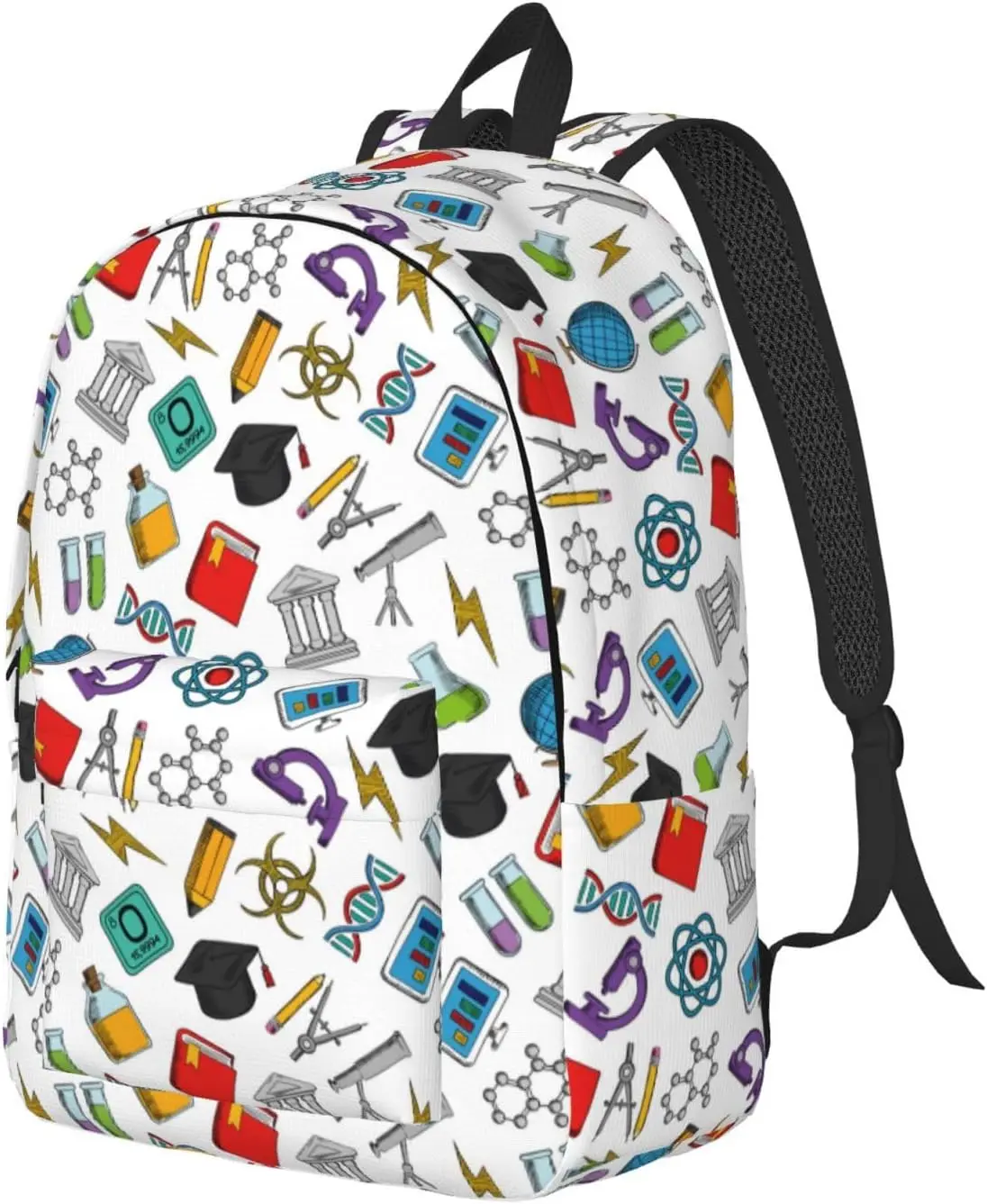 Travel Laptop Backpack - School season Computer Canvas Backpack Bag with Adjustable Straps