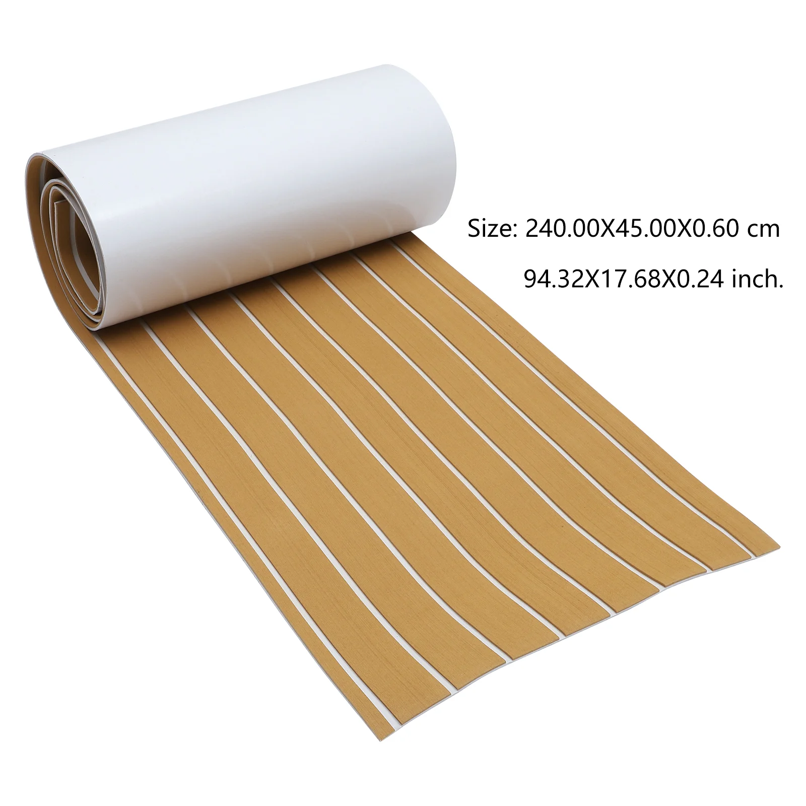 

Yacht Floor Non-Slip Mat Self-Adhesive Carpet Decking Pad Flooring Boat Marine Decorative