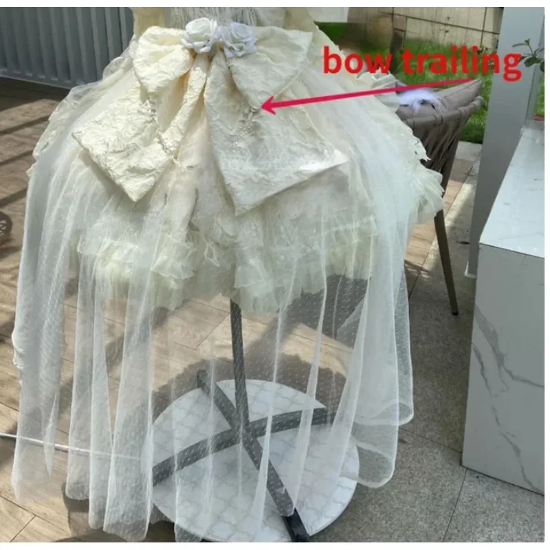 ขนมญี่ปุ่น Lolita JSK ชุด Kawaii ผู้หญิง VINTAGE Elegant ลูกไม้ตาข่ายเจ้าหญิงชุดสายรัด Harajuku Lolita ยุโรปเสื้อผ้า