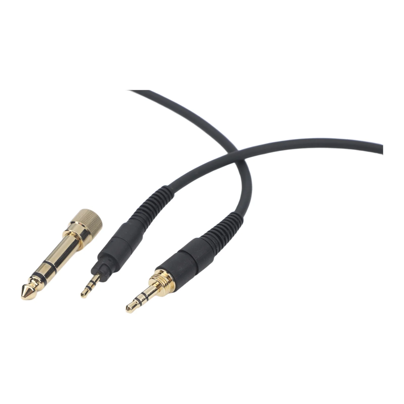 Coil-Type For Audio Cable for K361 2.5mm and 3.5mm Ends ABS Durability Stretched Distance for Dynamic Usage Scenarios
