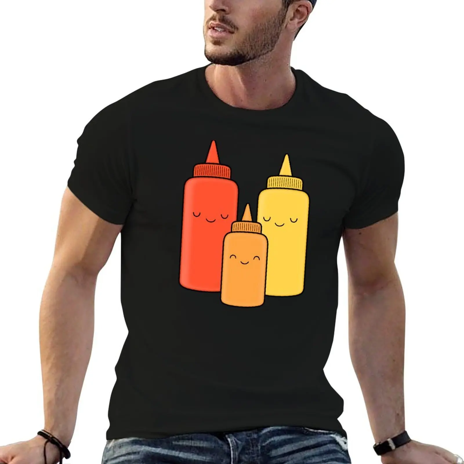 

Ketchup & Mustard Baby T-Shirt t shirt man casual funny t shirts cotton man t shirts for men T-shirt