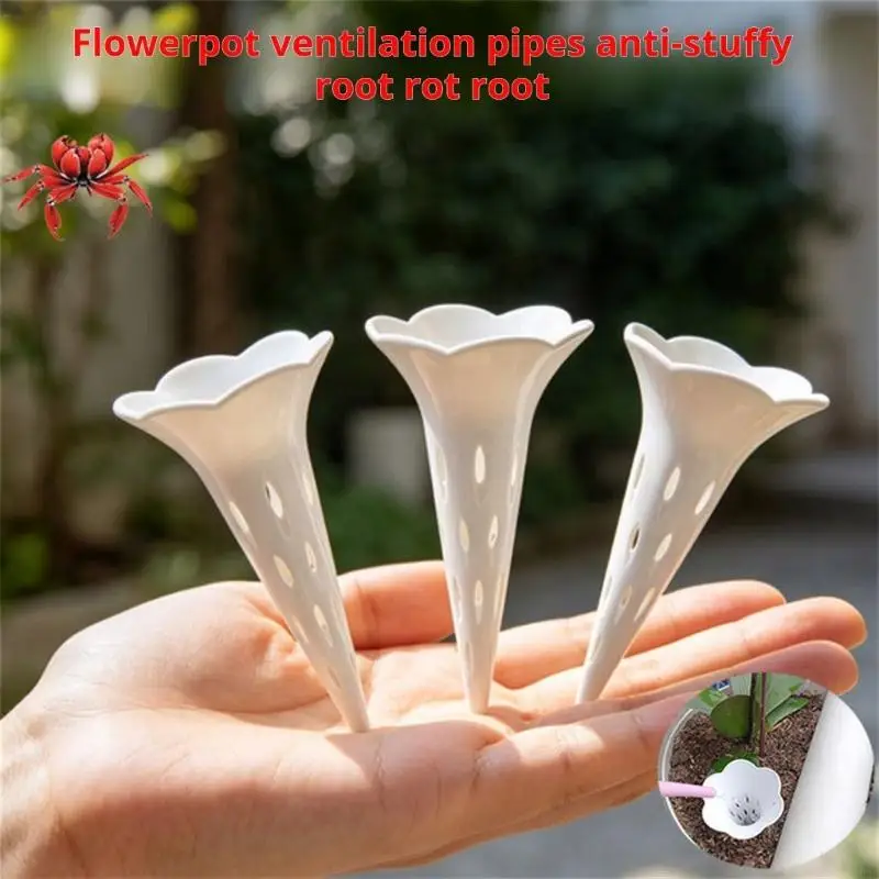 10Pcs Plant Aeration Tube Accessories Ventilated Replacement Moisture Flower Pots Pot Ventilation Pipe Accessories B03E
