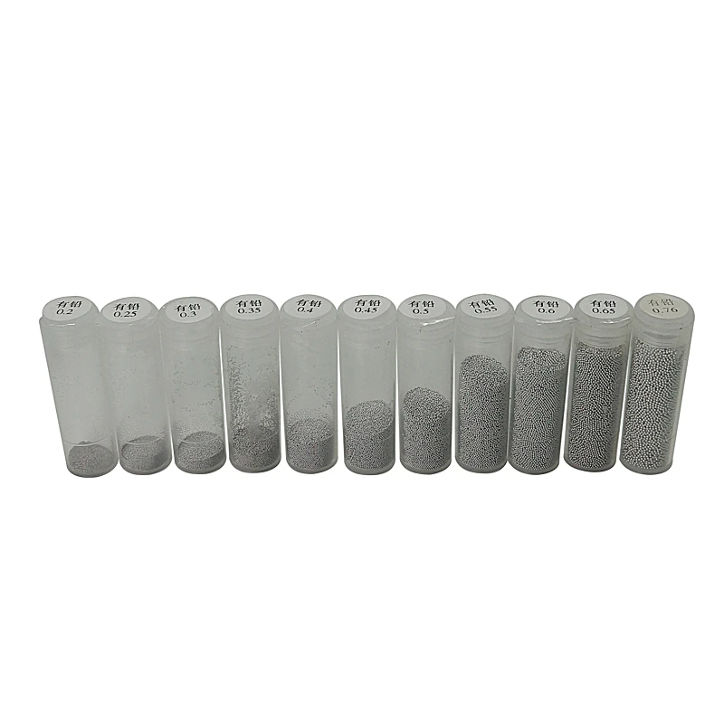 

BGA solder ball 0.2mm-0.76mm tin solder balls for BGA reballing station