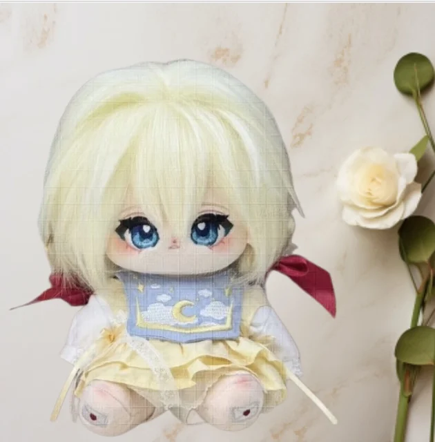 

20cm Violet Evergarden Plush Doll Cotton Stuffed Cosplay Toy Cute Figure Puppet Birthday Gift for Fans
