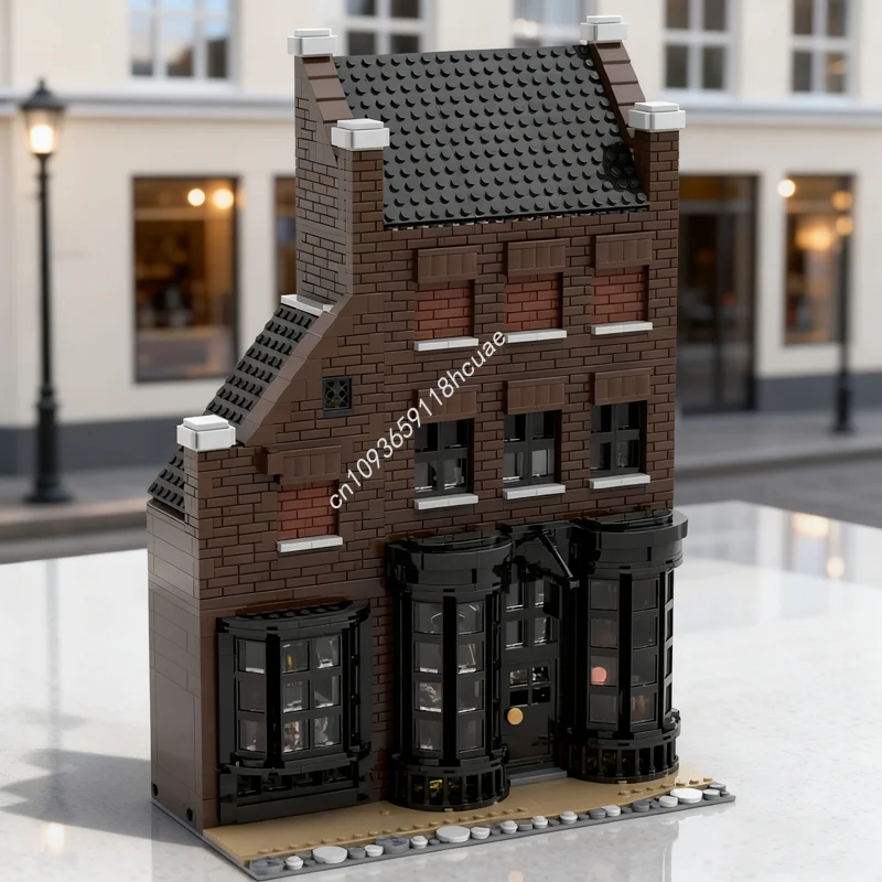 1746 قطعة MOC Borgin و Burkes هاري نموذج اللبنات هدية الكريسماس العمارة تجميع لتقوم بها بنفسك اللعب فكرة الطوب #1