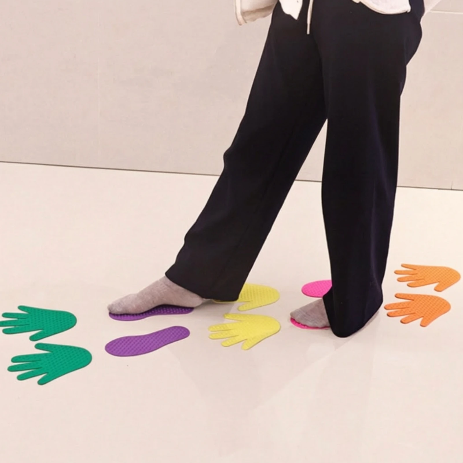 20 Pieces Training Equipment Colorful Rubber Sensory Training Pads for Children, Kindergarten, Sports Practice