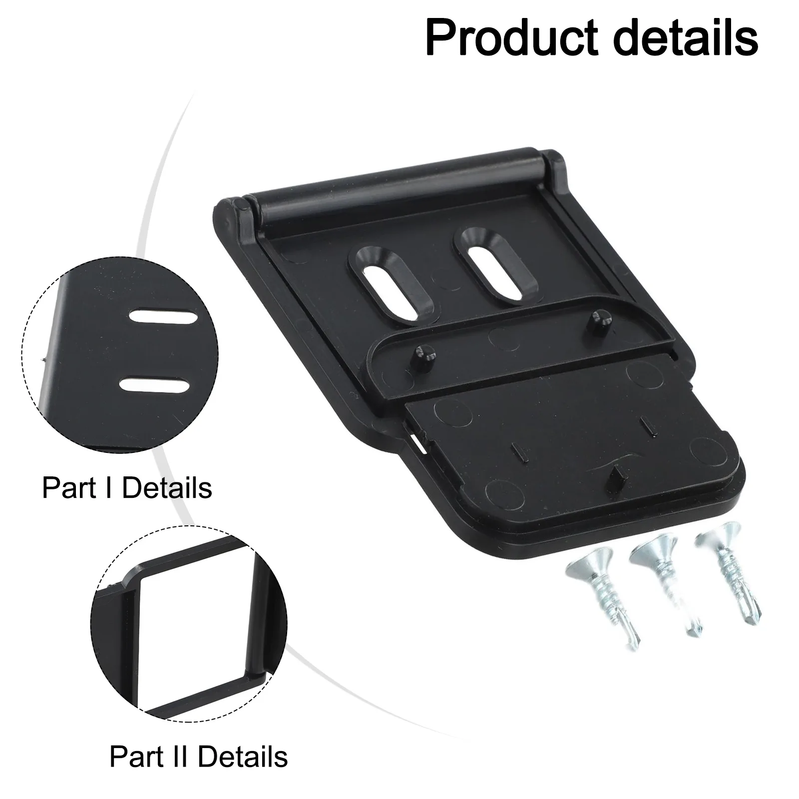 Garage Door Bracket for Ring Alarm Contact Sensors Secure Accessory for Enhanced Home Security System Integration