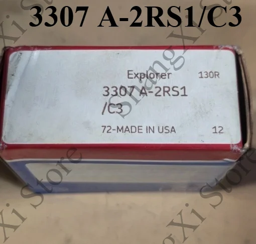 1PC Brand New 3307 A-2RS1/C3 Double Row Angular Contact Ball Bearing Fast Delivery