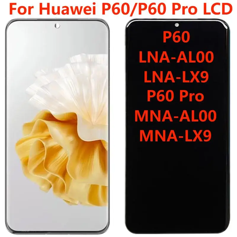 

Original 6.67" OLED For Huawei P60 Pro MNA-AL00 MNA-LX9 P60 LNA-AL00 LNA-LX9 LCD Display Touch Screen Digitizer Assembly Parts