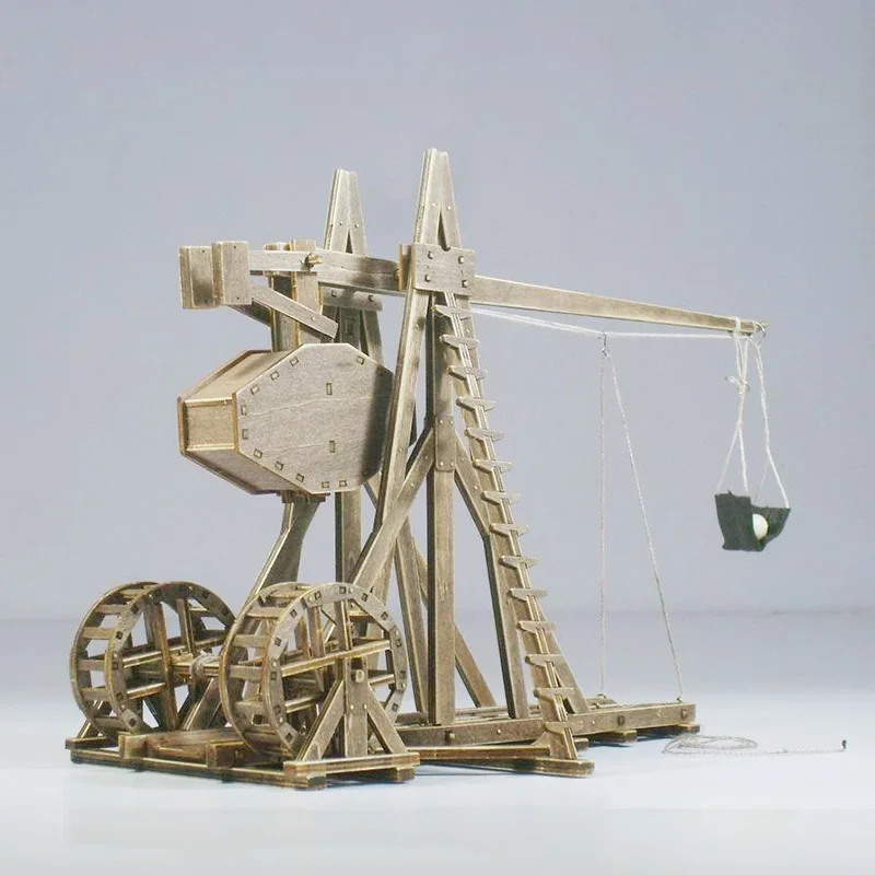 The Age of empires model kits mangonel Trebuchet(Front rotary wheel) Model Include English instruction