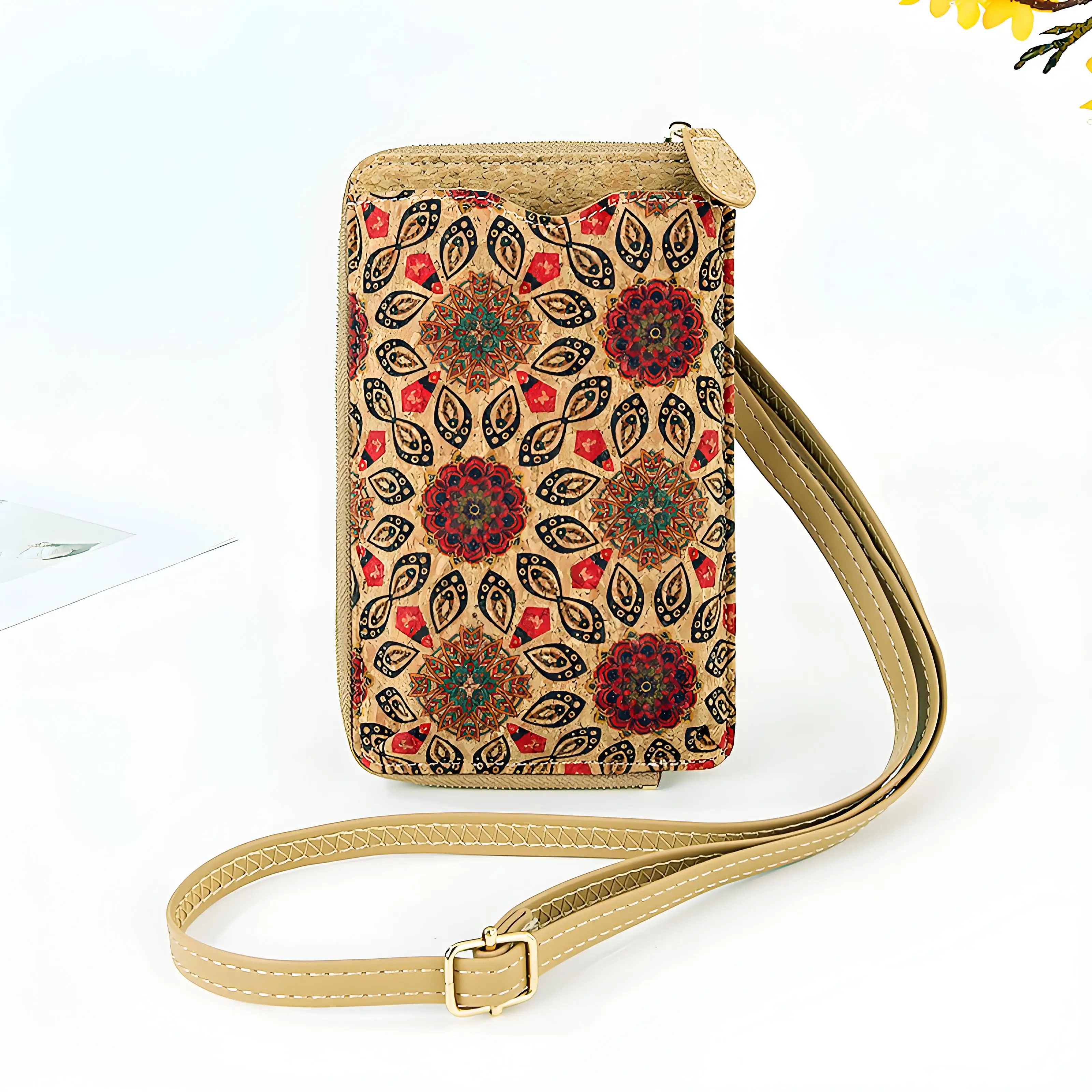 

Bohemia Cell Phone Purse Crossbody Bags for Women - Cute Design Leather Cellphone Bag Small Wallet Purses with Strap