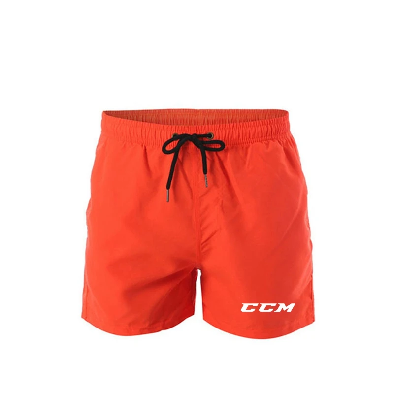 CCM Shorts For Men Summer Men\'s Swimwear Shorts Brand Beachwear Sexy Swim Trunks Men Swimsuit Low Waist Breathable Beach Wear