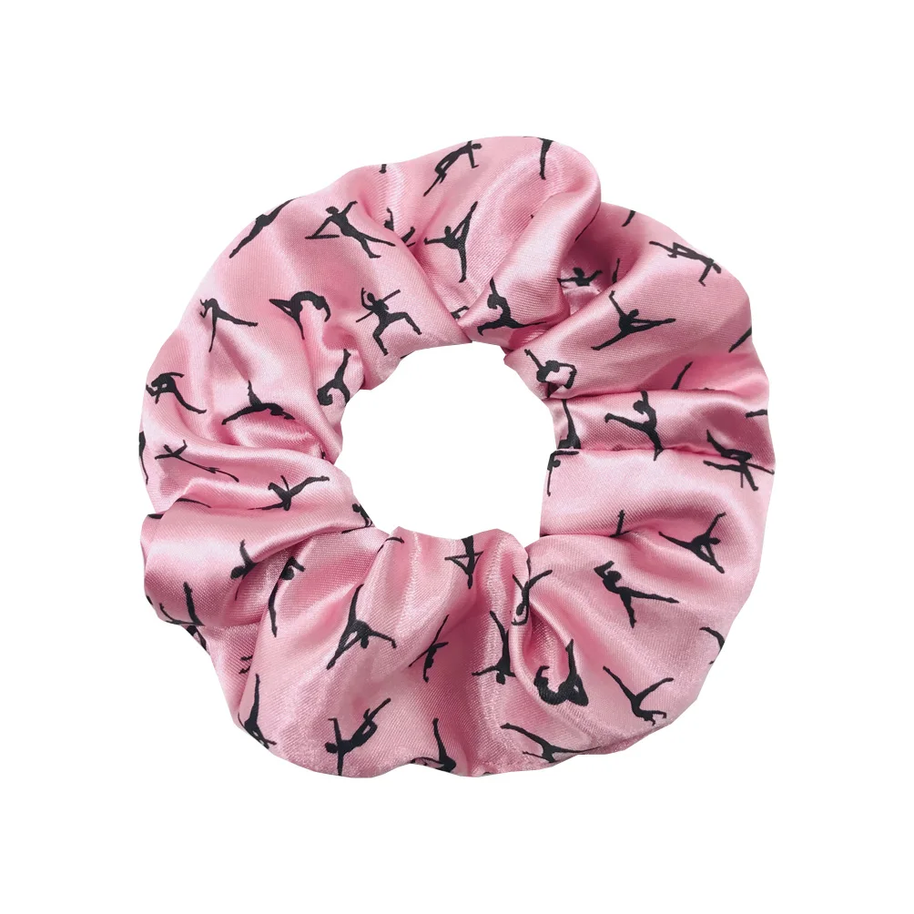 5/20pcs 10 Colors Gymnastics Hair Scrunchies Wholesale Elastic Band Scrunchy Bun Girls Ponytail Holder Women Headwear Bracelet