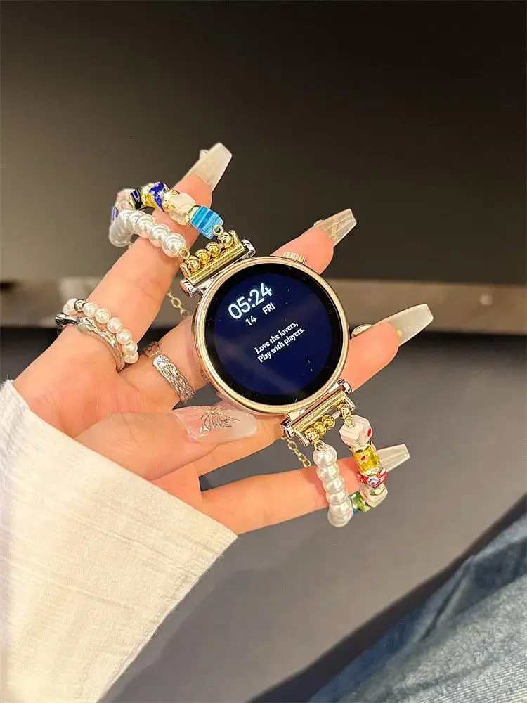 

Unique square bead bracelet suitable for Huawei GT5/GT5 Pro/GT4/GT2/3/4 22mm/20mm/18mm watch straps