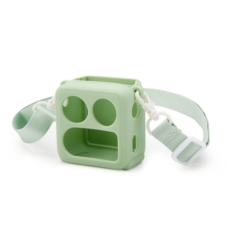 Casing Silikon ABKI-TXESIGN untuk Yoto Mini (Edisi 2024) dengan Tali Bahu Dapat Disesuaikan Hijau