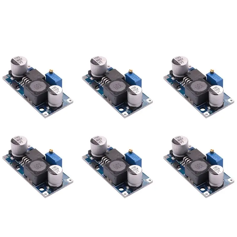 

Hot Sale-6X 48V Adjustable Step-Down Regulator Module, DC-DC, LM2596HV Input, 4.5-60V Power Module