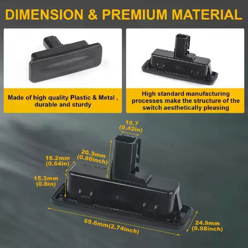 1Pcs For Elantra GT I30 Ceed 2013-2018 81260A5000 Car Rear Trunk Lock Tailgate Opening Button Boot Release Switch