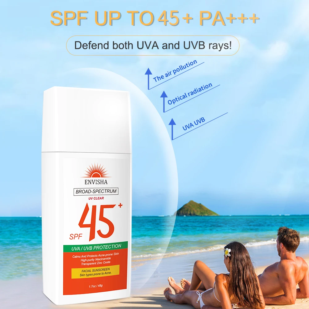 ENVISHA tělo opalovací krém krém pleť péče bělení anti-uv ochránce pleťový spf izolace pleťová voda slunce krém pleťový moisturizer