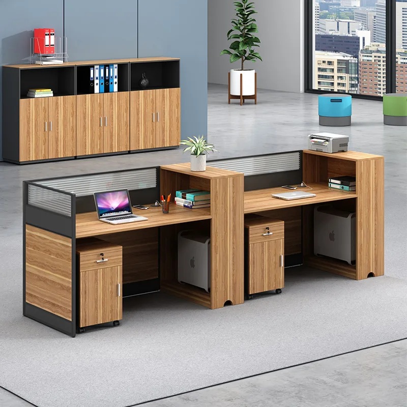 Luxury MDf Panel Modular Healthy Office Desk Workstation with Modern Design