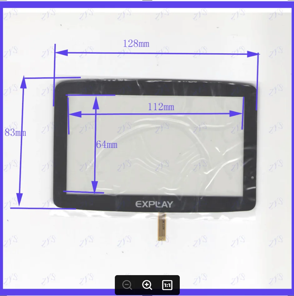 

ZhiYuSun B1715LS портативный EXPLAY 128*83 сенсорный экран сенсорный экран промышленная машина сенсорный экран 128*83