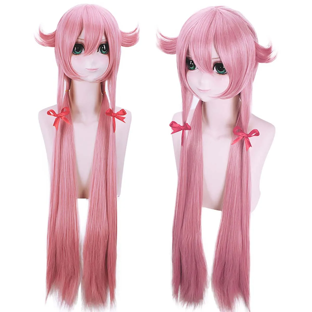 

Women's Costume Props The Future Diary Cosplay Yuno Gasai Long Pink Straight Wig
