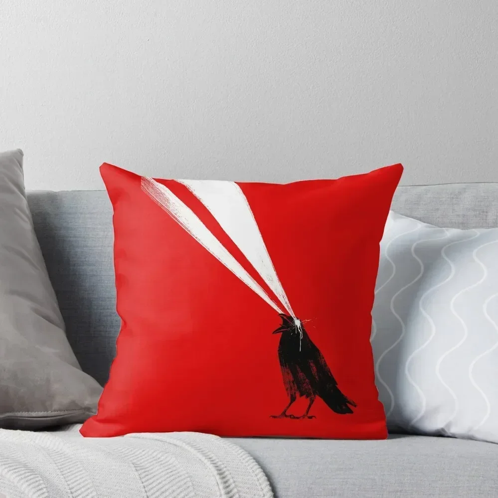 

Laser crow Throw Pillow Pillow Decor Pillow Case Christmas Sitting Cushion Sofas Covers