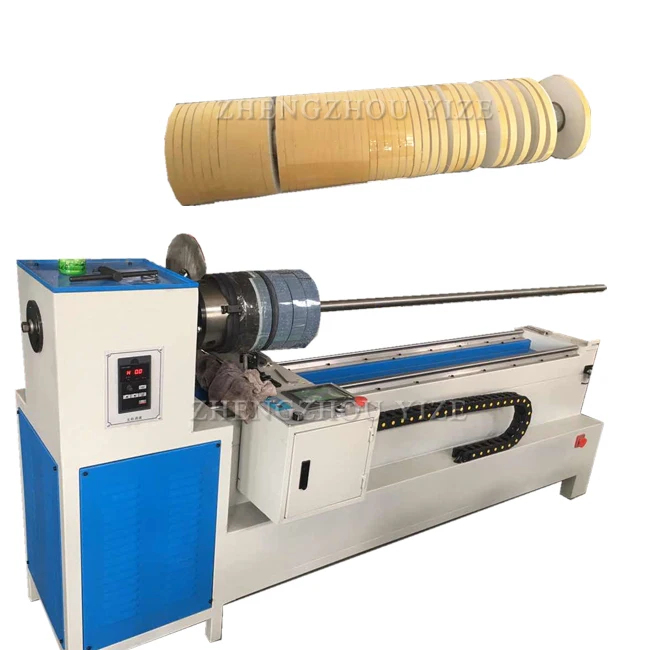 Automatic leather sponge slitter rewinder Thermal paper stretch film mask non woven fabric roll slitting and rewinding machine