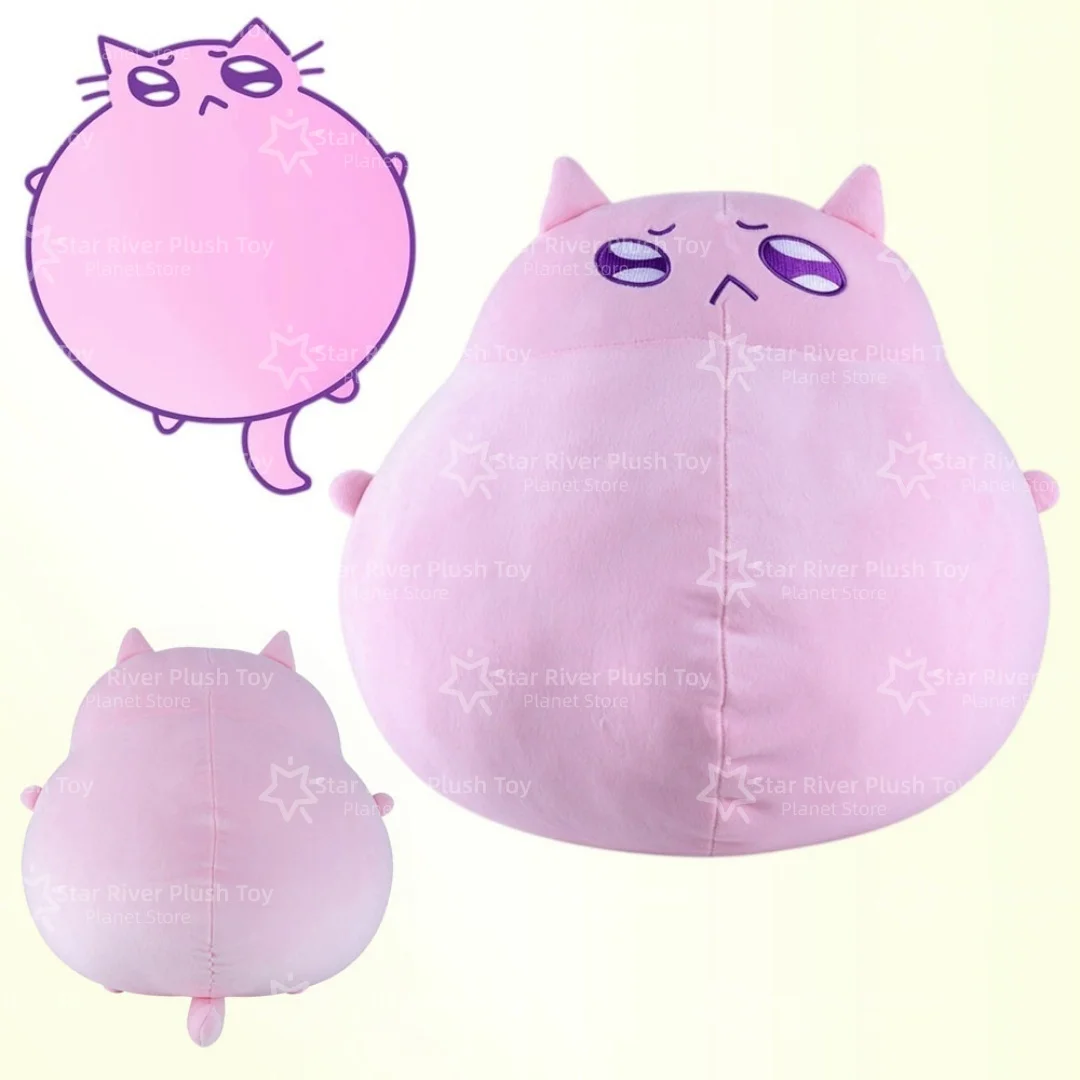 Chubby P-chan Plush Toy Needy Girl Overdose Game Merch A P Cat Squishy Stuffed Doll Birthday Xmas Collectible Gift for Kids Fans