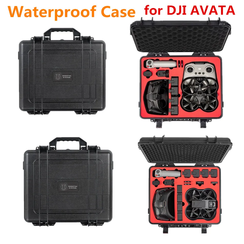 

DJI Avata Accessories Storage Case Portable Suitcase DJI Goggles 2 V2 Glasses Waterproof Case Explosion-proof Hard Carrying Box