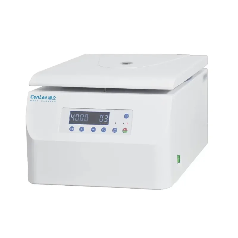 5500rpm Lab Centrifuge 4x500ml Stainless Steel Swing Bucket Rotor 5310xg High Capacity Universal Blood Cell Separator for