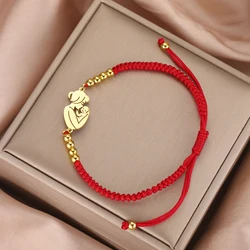COOLTIME Lovely Family Bracelet Stainless Steel Mom Dad Children Baby Pregnant Mother's love Bracelet Mother's Day Gift 2026