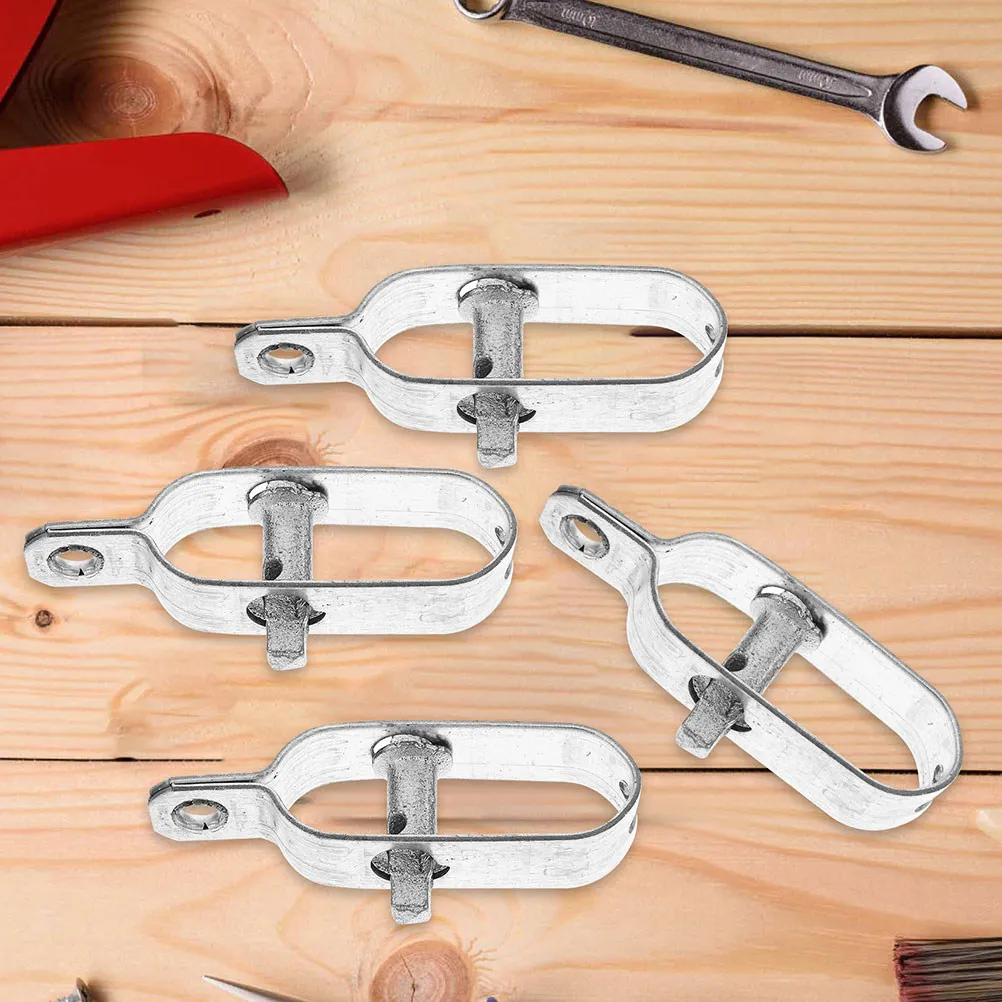 4pcs Wire Rope Tensioner Heavy Duty Wire Tightener Tool Steel Cable Tensioner Garden Fence Rope Threader Metal Hardware - view 3