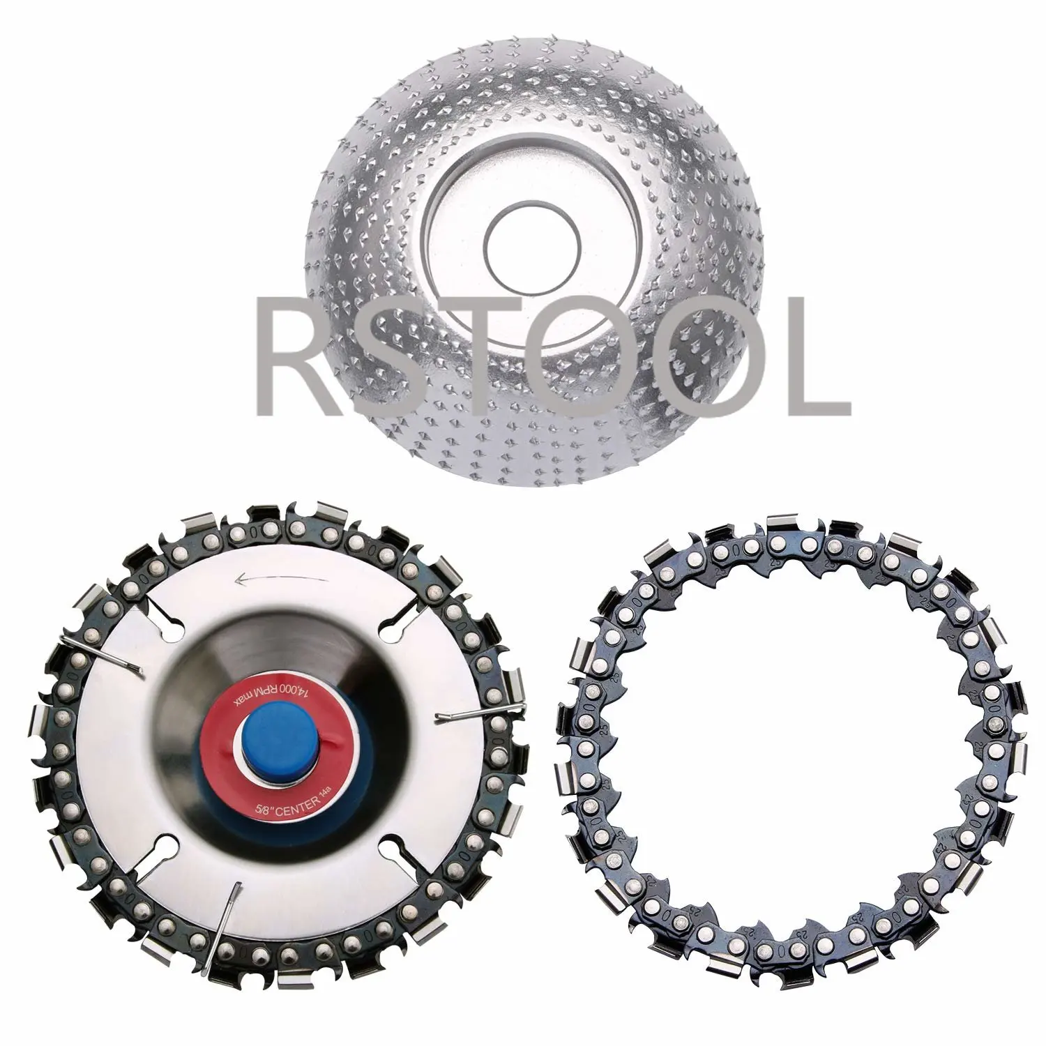 Woodworking Carving Disc 4 Inch 22 Teeth & Tungsten Grinder Carving Disc Anti-Kickback Double Saw Teeth Shaper Angle Grinder