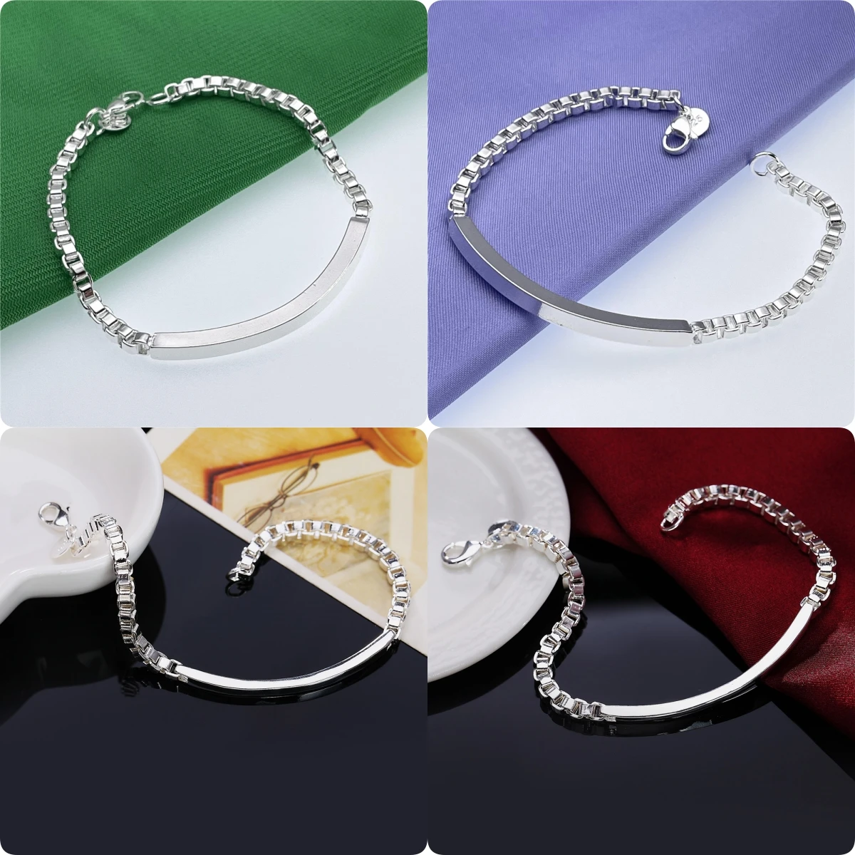 

New arrive 925 Sterling Silver originality Bracelet for Women lady men party fashion designer jewelry Valentine's Day Gifts