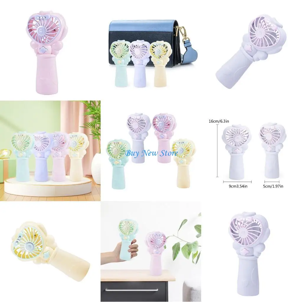 

20CE Small Hand Fan Handheld Fan for Outdoor Activity, Summer Gift for Kids Women