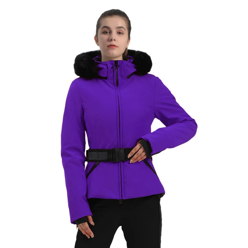 Jaquetas de esqui quentes ao ar livre 2025 feminino montanha com capuz snowboard roupas esportivas mulher casacos de neve inverno à prova de vento outerwear