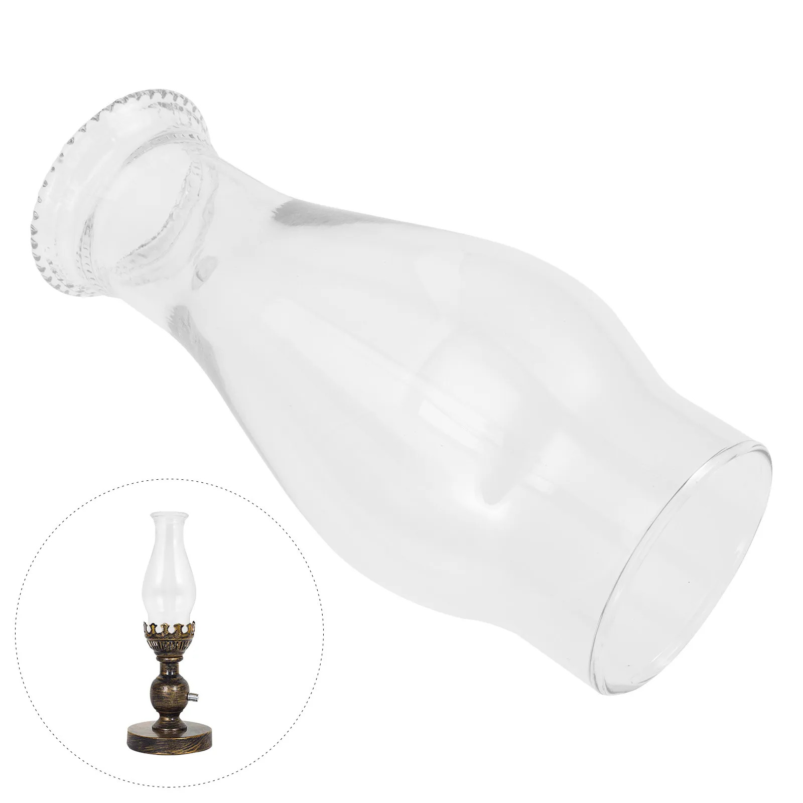 

Маленький сменный плафон для лампы в винтажном стиле, стеклянный колпак, запчасть для масляной лампы, ретро-плафон, сменные стекла для светильника