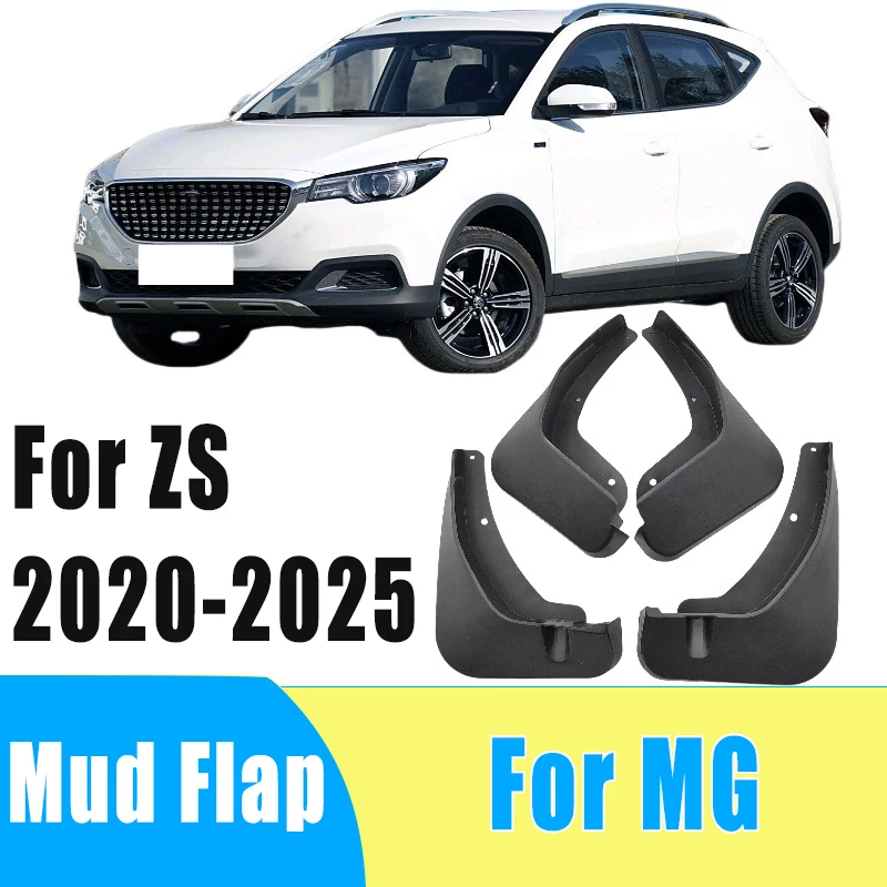 

4pcs Automotive Tire Mudguard Waterproof Prevent Mud Splashing Car Mud Flap Fender Trim Accessories For MG ZS 2020-2025 2024