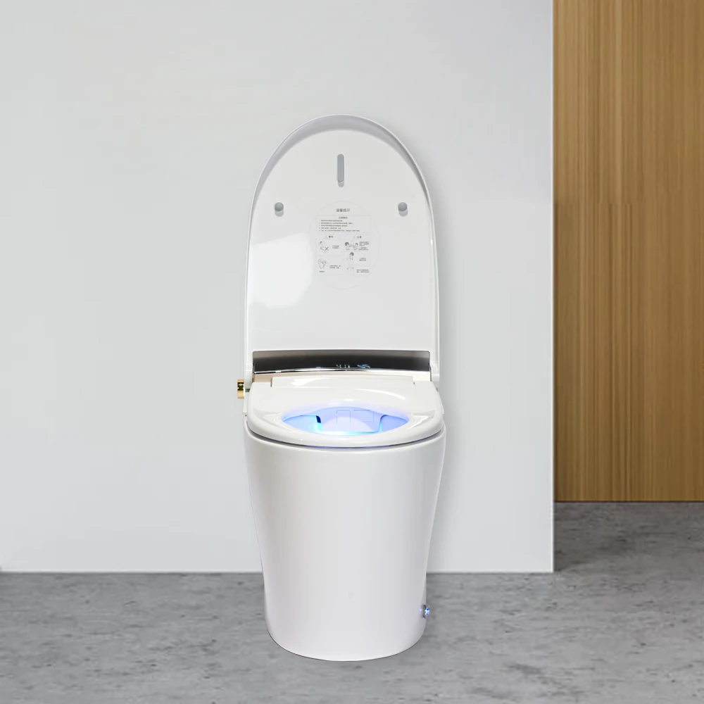 China source factory electric automatic closestool bathroom intelligent ceramic wc toliet one piece smart