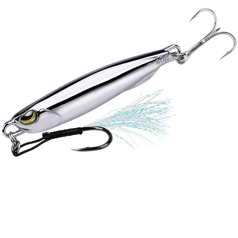 Metal Tuna Jig lures Spinner Fishing Bait 10G15G 20G 30G 40G Bass Fishing Accessories Saltwater Lures Fish Wobblers for Trolling