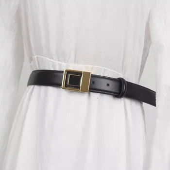 Kadın Vintage Toka Hakiki Deri Korse Kadın Kuşak Ceket Kemer Elbise Decration Dar Kemer J783