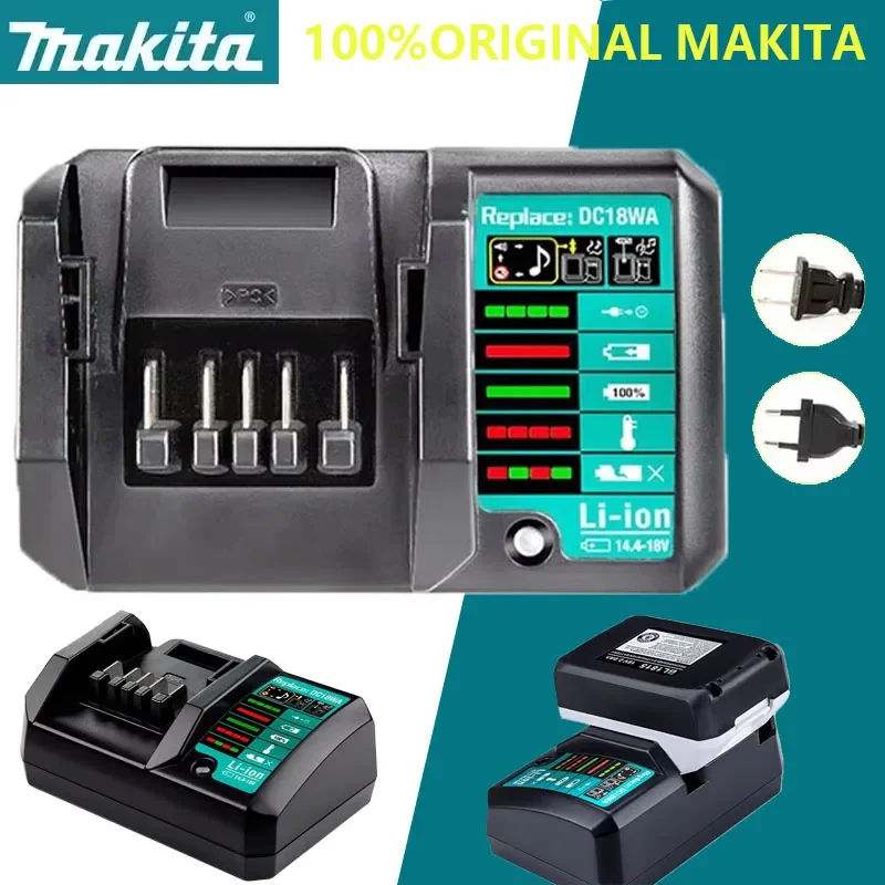

Зарядное устройство Makita DC18WA BL1815G BL1413G для литий-ионных аккумуляторов Makita 14.4V-18V серии G, для перезаряжаемых инструментов, 100V-240V